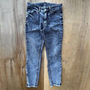 DREAM JEANS BY MAC DREAM CHIC CROP ZIP HEM JEANS MEN’S sz 27 Gray Stretch